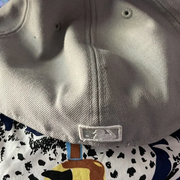 🟪 2 for 53 🟪 Grey Fitted hat NY - Picture 4 of 4